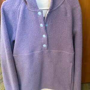 Outdoor Voices Women's Purple Fleece Jacket